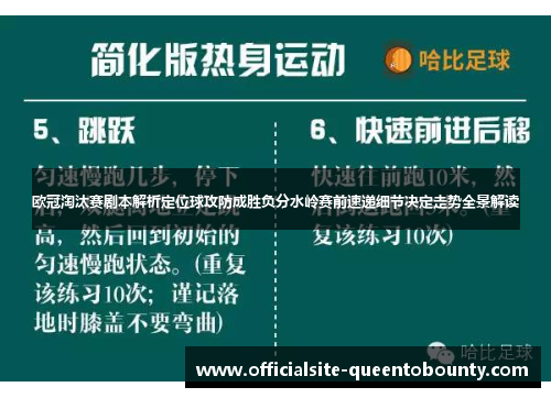 欧冠淘汰赛剧本解析定位球攻防成胜负分水岭赛前速递细节决定走势全景解读 欧冠淘汰赛剧本解析定位球攻防成胜负分水岭赛前速递细节决定走势全景解读